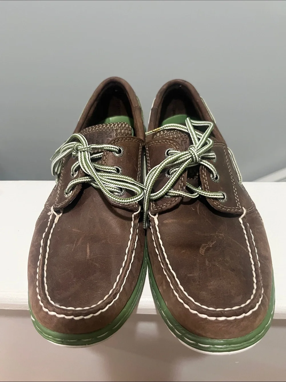 Sperry brown leather
